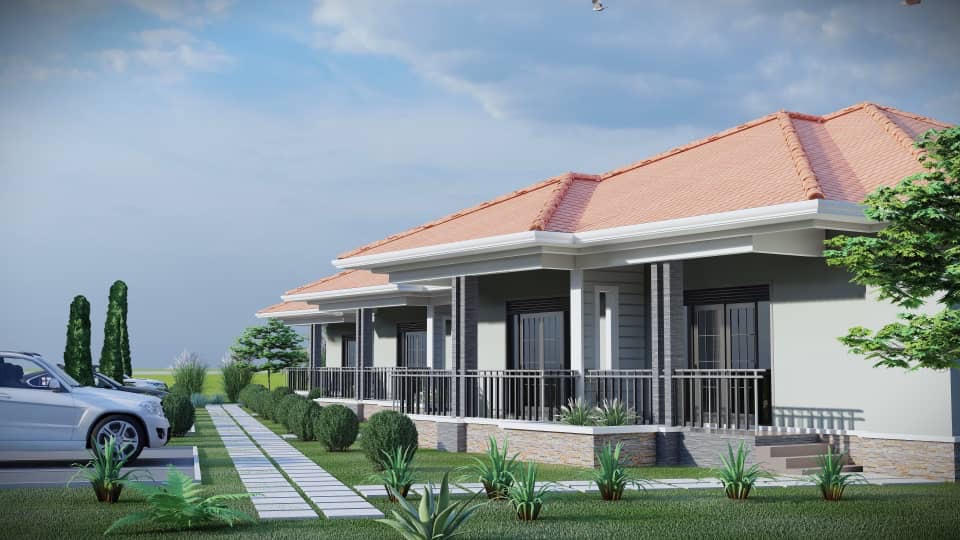 Bungalow side landscape design